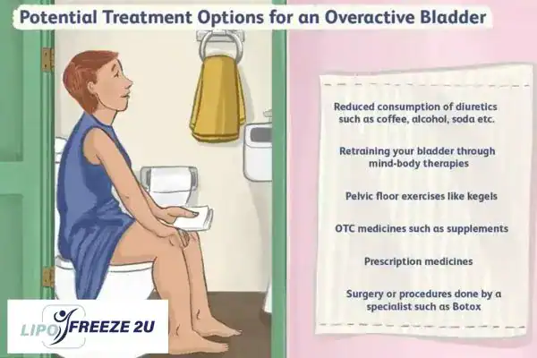 image of woman on toilet because of an overactive bladder Llanelli